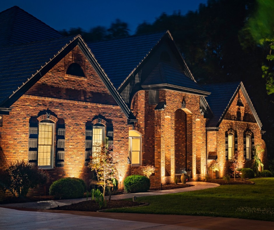 Landscape lighting project