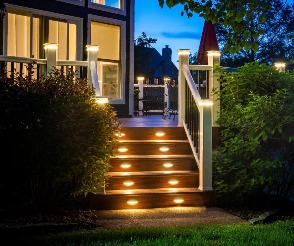 Landscape lighting project