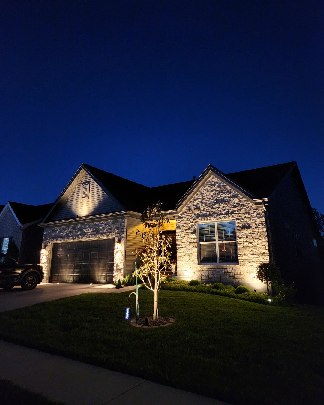 Landscape lighting project