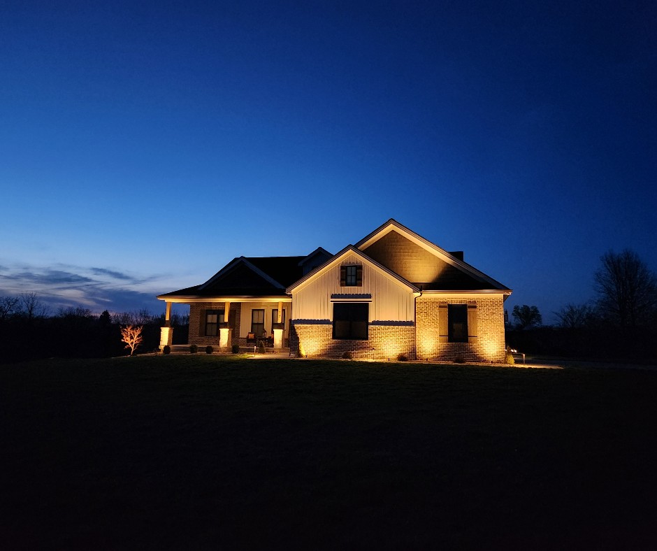 Landscape lighting project