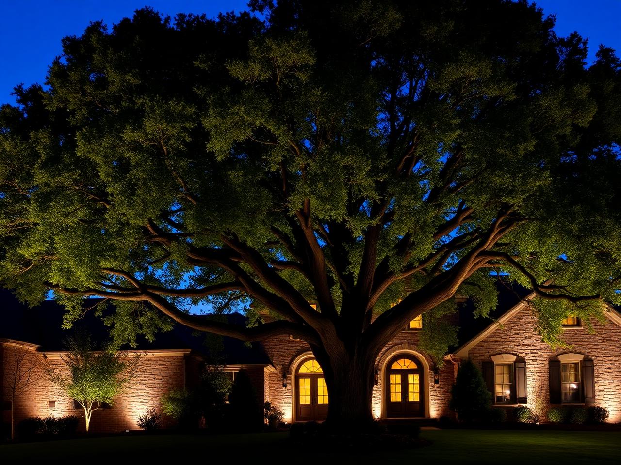 Tree Uplighting Installation